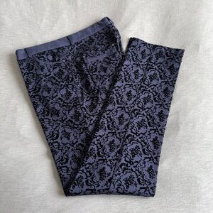 NEW Insight Straight Leg Dress Pants with Textured Velvet Pattern